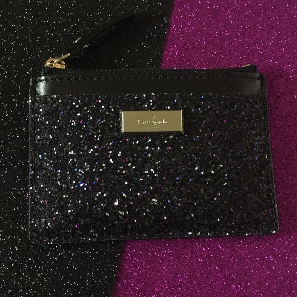 Kate Spade ♠️ Glitter Card Holder - Picture 2 of 7